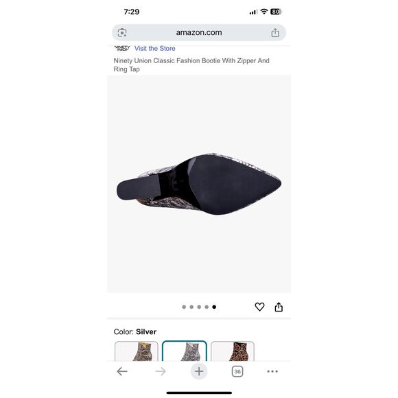 Ninety Union Animal Print Women’s Boots Size 6 - Picture 9 of 9